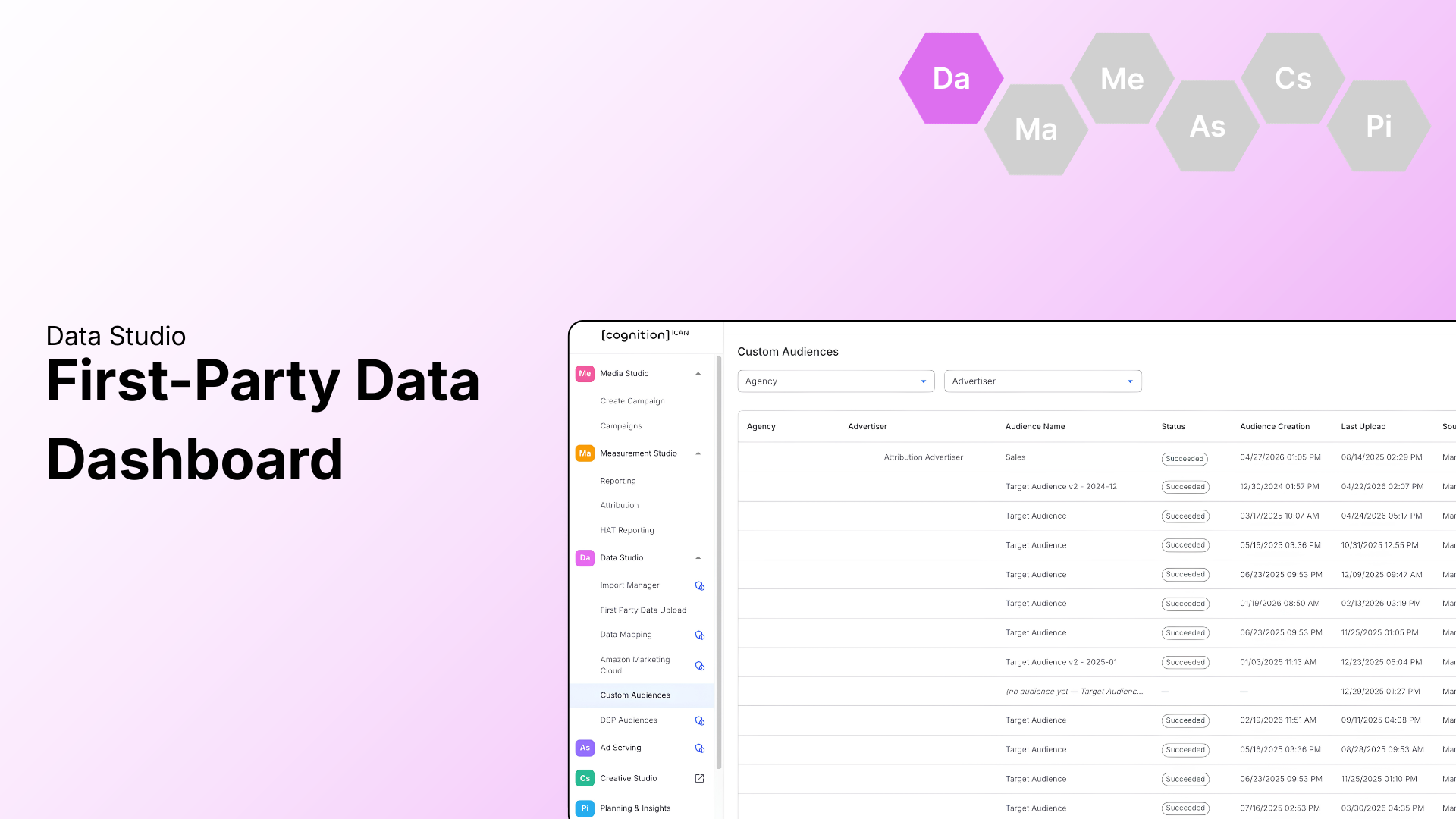 Custom Audience Dashboard for First-Party Data